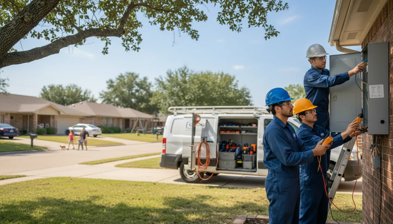 Certified electrician providing emergency electrical services in Chatham, IL